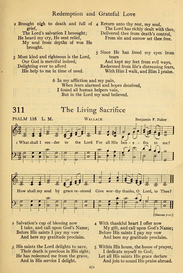 The Psalter: with responsive readings page 273