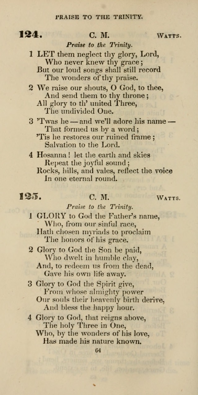 The Psalmist: a new collection of hymns for the use of Baptist churches; with a supplement page 124