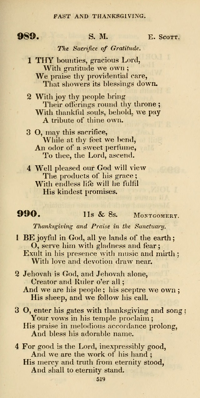 The Psalmist: a new collection of hymns for the use of Baptist churches; with a supplement page 579