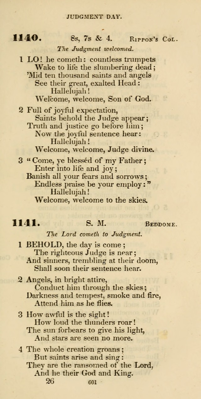 The Psalmist: a new collection of hymns for the use of Baptist churches; with a supplement page 661