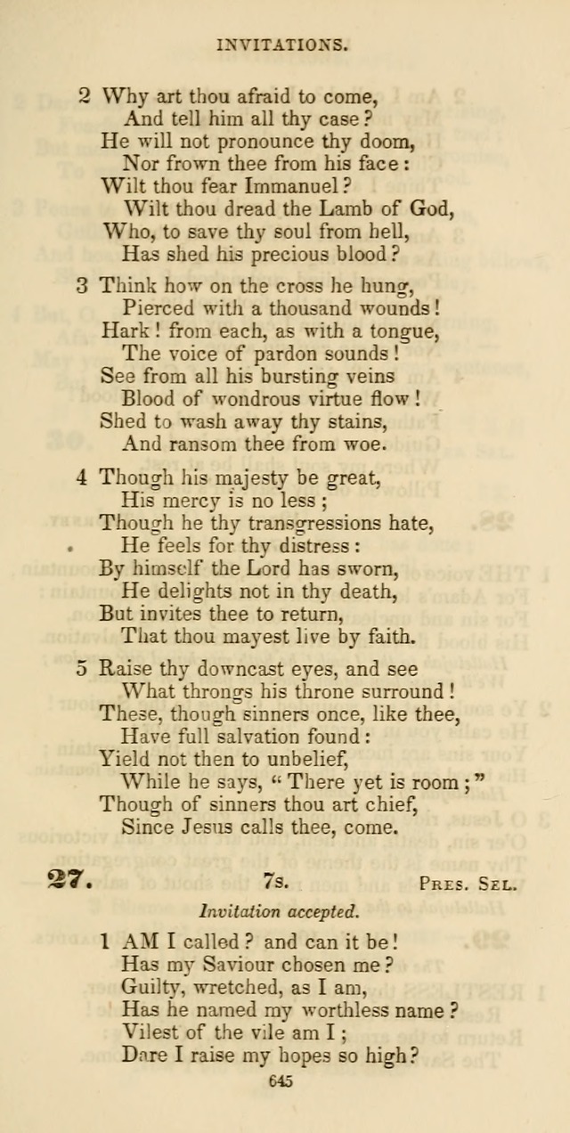 The Psalmist: a new collection of hymns for the use of Baptist churches; with a supplement page 705