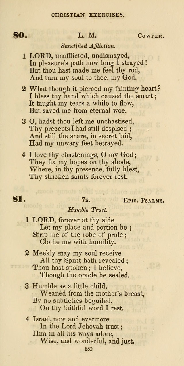 The Psalmist: a new collection of hymns for the use of Baptist churches; with a supplement page 743