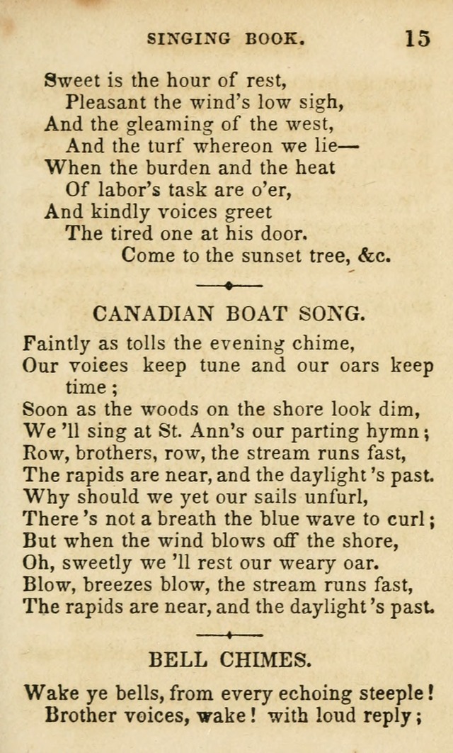 The Public School Singing Book: a collection of original and other songs, odes, hymns, anthems, and chants used in the various public schools page 17