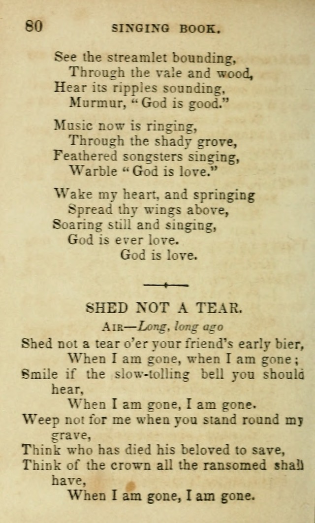 The Public School Singing Book: a collection of original and other songs, odes, hymns, anthems, and chants used in the various public schools page 84