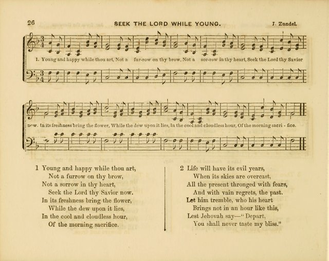 Plymouth Sabbath School Collection: or, Hymns and Tunes page 26