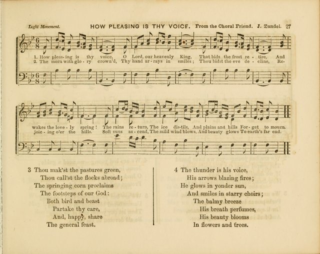 Plymouth Sabbath School Collection: or, Hymns and Tunes page 27