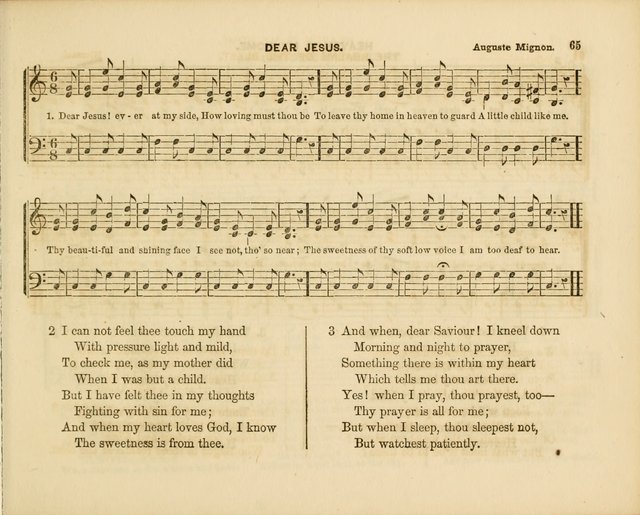 Plymouth Sabbath School Collection: or, Hymns and Tunes page 65