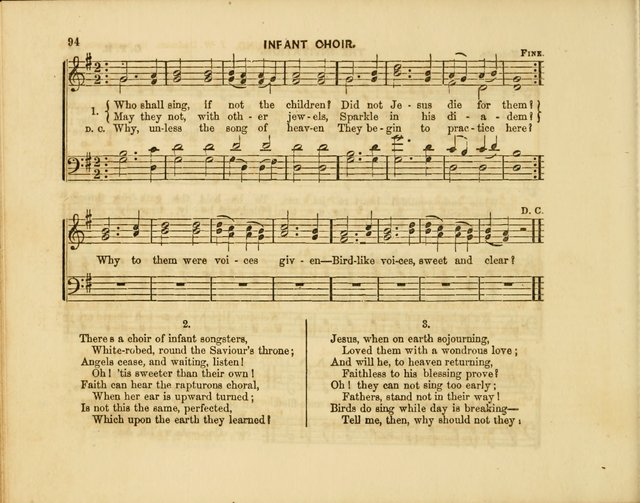 Plymouth Sabbath School Collection: or, Hymns and Tunes page 94