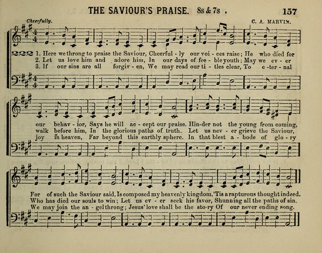 The Plymouth Sabbath School Collection of Hymns and Tunes page 157