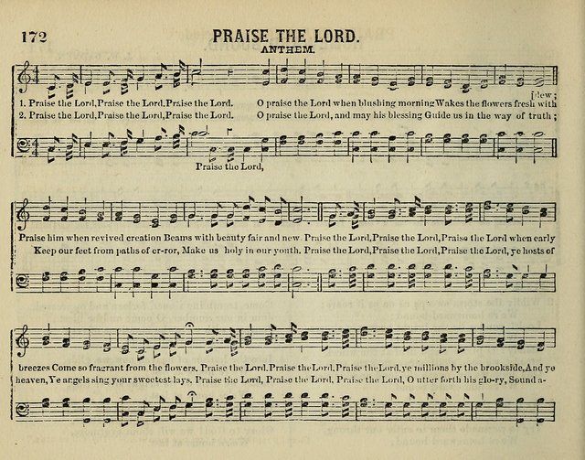 The Plymouth Sabbath School Collection of Hymns and Tunes page 172