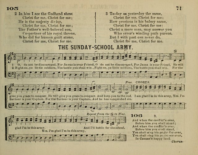 The Plymouth Sabbath School Collection of Hymns and Tunes page 71