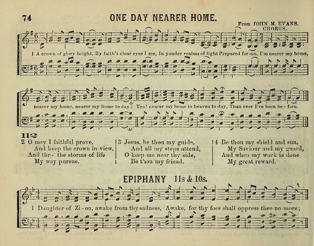 The Plymouth Sabbath School Collection of Hymns and Tunes page 74