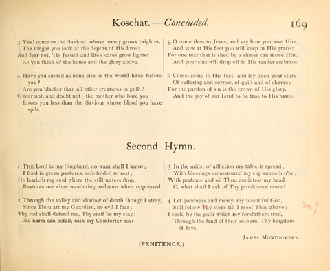 Plymouth Sunday-School Hymnal: for use in schools, prayer-meetings, and missions page 169