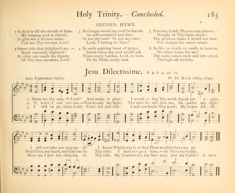 Plymouth Sunday-School Hymnal: for use in schools, prayer-meetings, and missions page 185