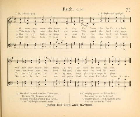 Plymouth Sunday-School Hymnal: for use in schools, prayer-meetings, and missions page 75