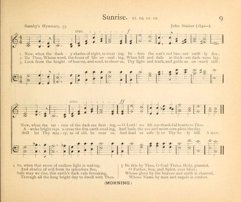 Plymouth Sunday-School Hymnal: for use in schools, prayer-meetings, and missions page 9