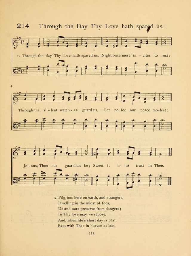 Pilgrim Songs: for the Sunday School page 223