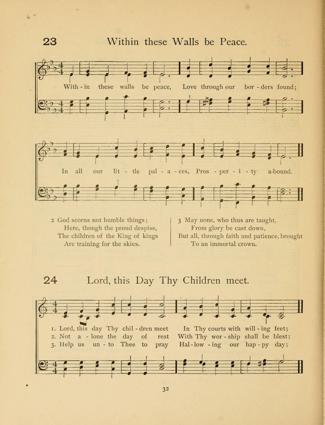 Pilgrim Songs: for the Sunday School page 32