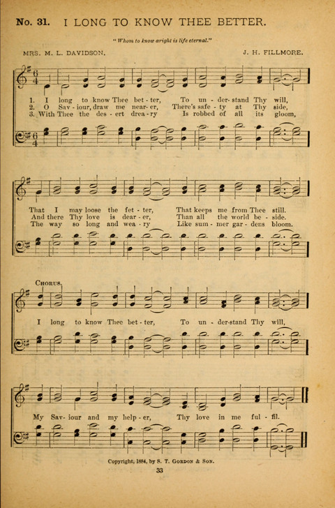 Pearls of Gospel Song: for gospel workers. a choice collection of hymns and tunes page 33