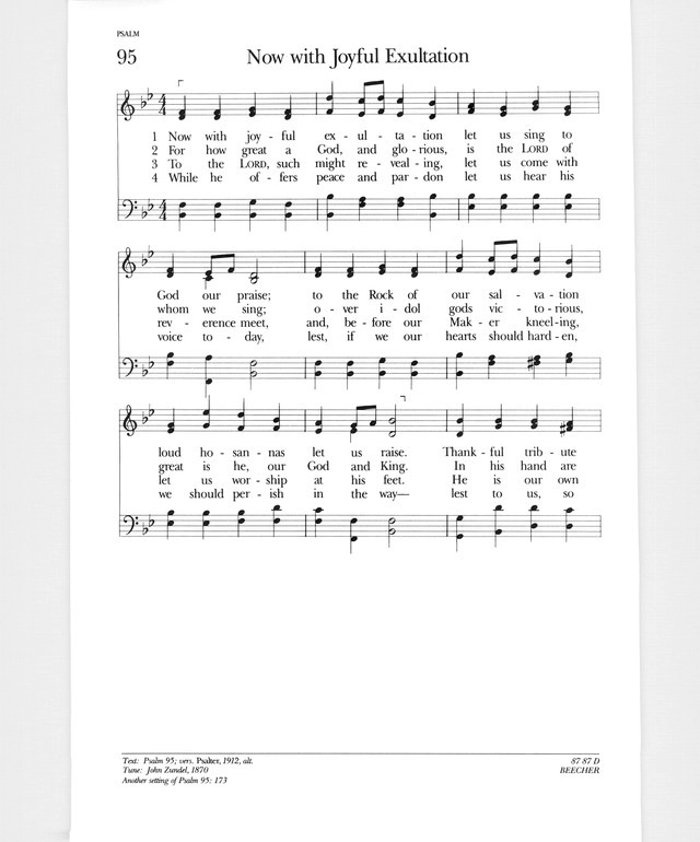 Psalter Hymnal (Gray) page 136