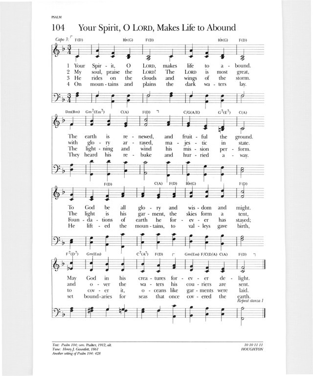 Psalter Hymnal (Gray) page 152