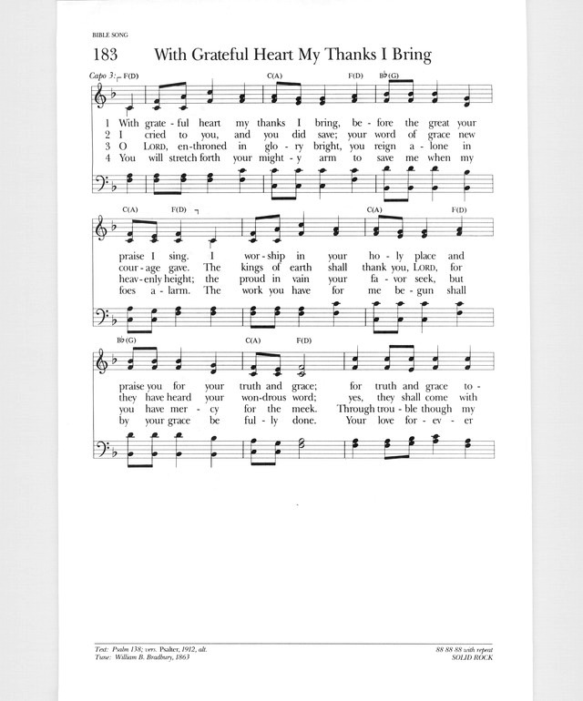Psalter Hymnal (Gray) page 258