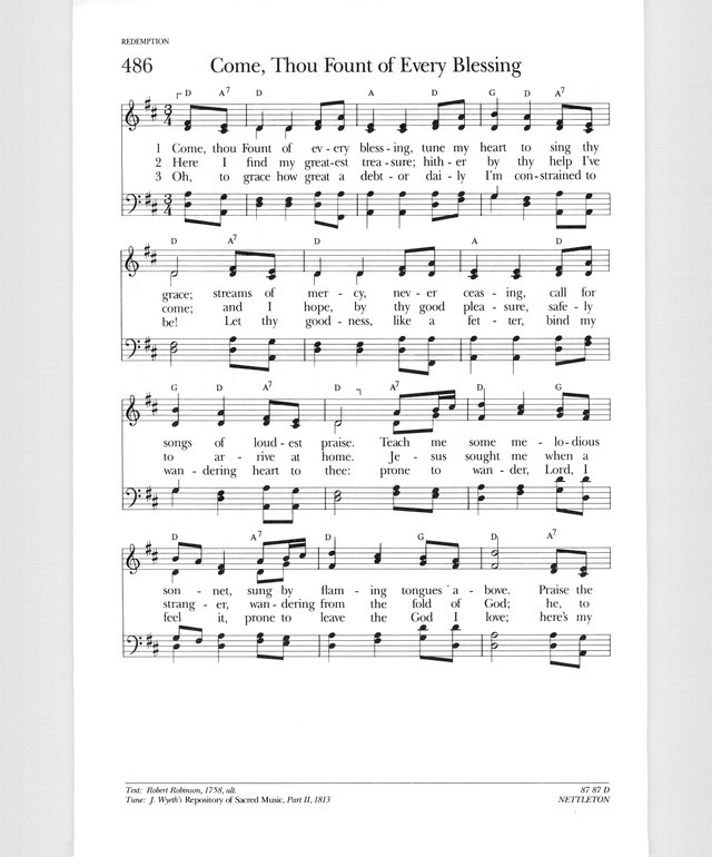 Psalter Hymnal (Gray) page 606