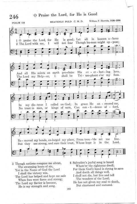 Psalter Hymnal (Red): doctrinal standards and liturgy of the Christian Reformed Church page 283