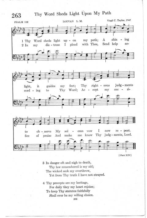 Psalter Hymnal (Red): doctrinal standards and liturgy of the Christian Reformed Church page 303
