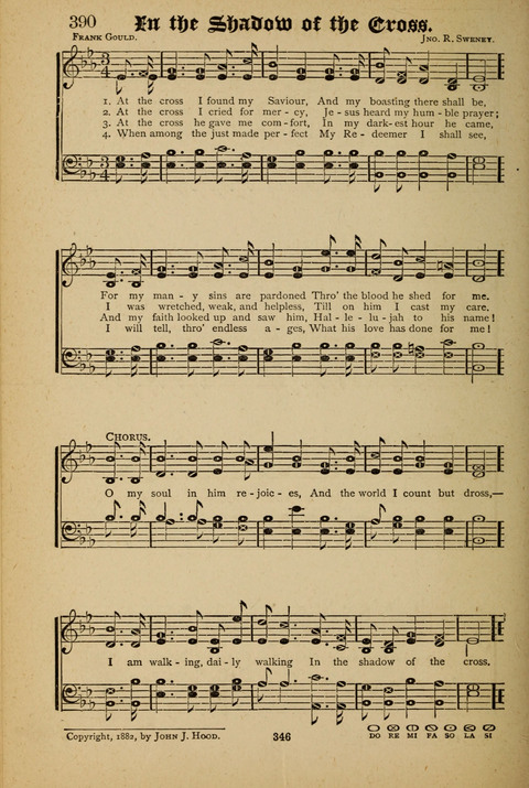 The Quartet: Four Complete Works in One Volume (Songs of Redeeming Love, The Ark of Praise, the Quiver of Sacred Song, and the Hymns of the Heart with Solos) page 344