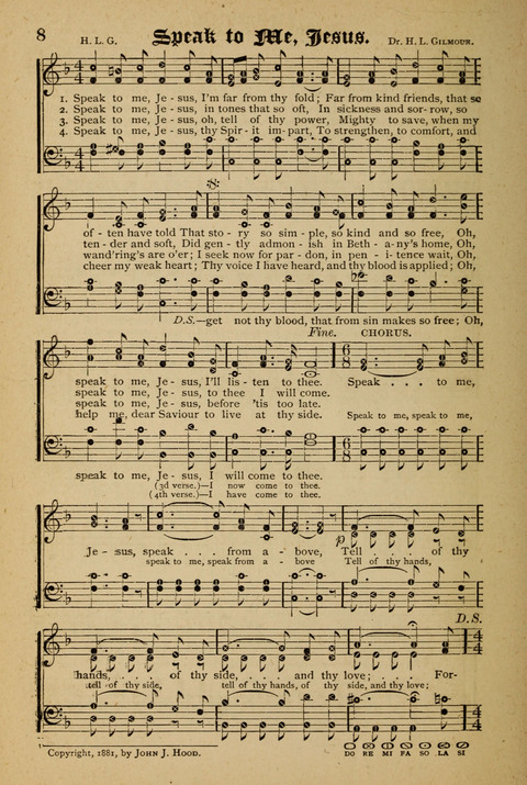 The Quartet: Four Complete Works in One Volume (Songs of Redeeming Love, The Ark of Praise, the Quiver of Sacred Song, and the Hymns of the Heart with Solos) page 8