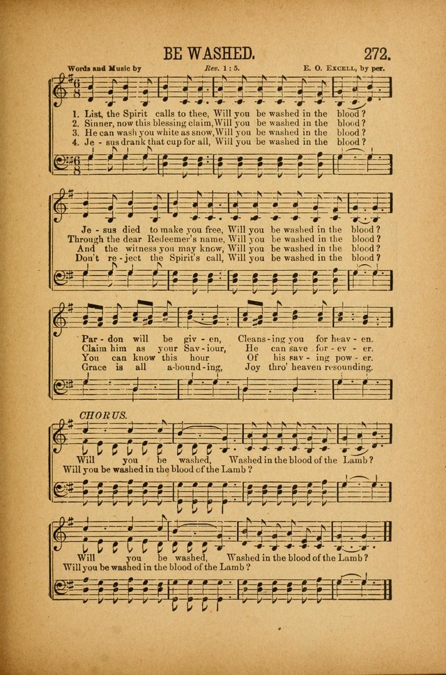 Quartette: containing Songs for the Ransomed, Songs of Love Peace and Joy, Gems of Gospel Song, Salvation Echoes, with one hundred choice selections added page 181