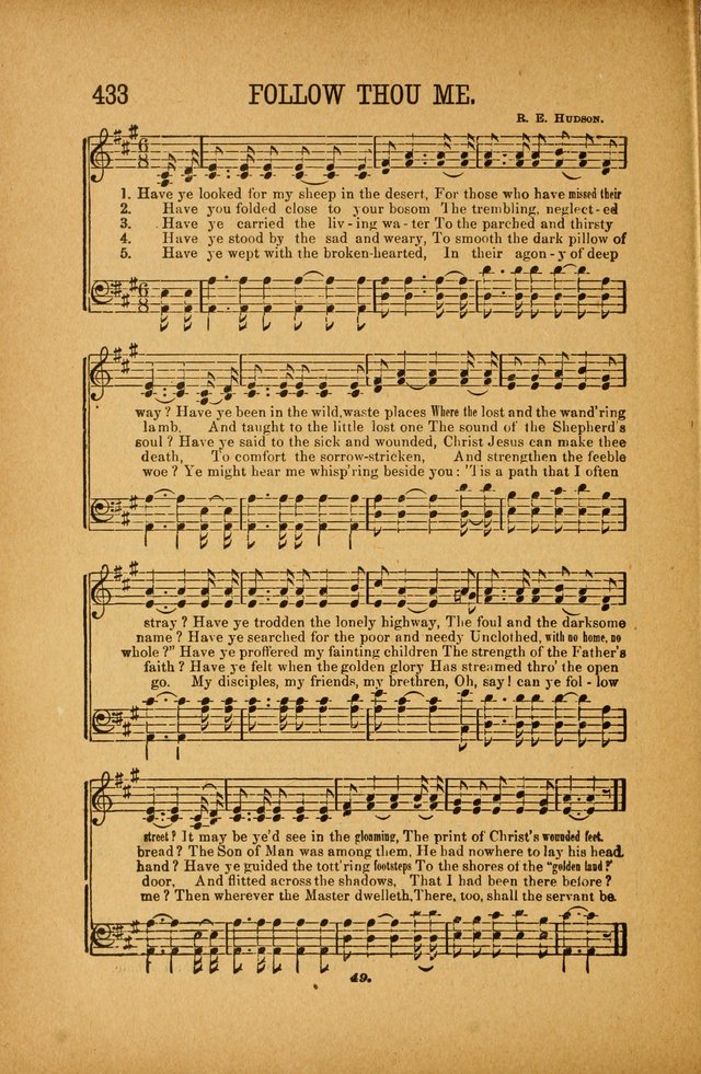 Quartette: containing Songs for the Ransomed, Songs of Love Peace and Joy, Gems of Gospel Song, Salvation Echoes, with one hundred choice selections added page 322