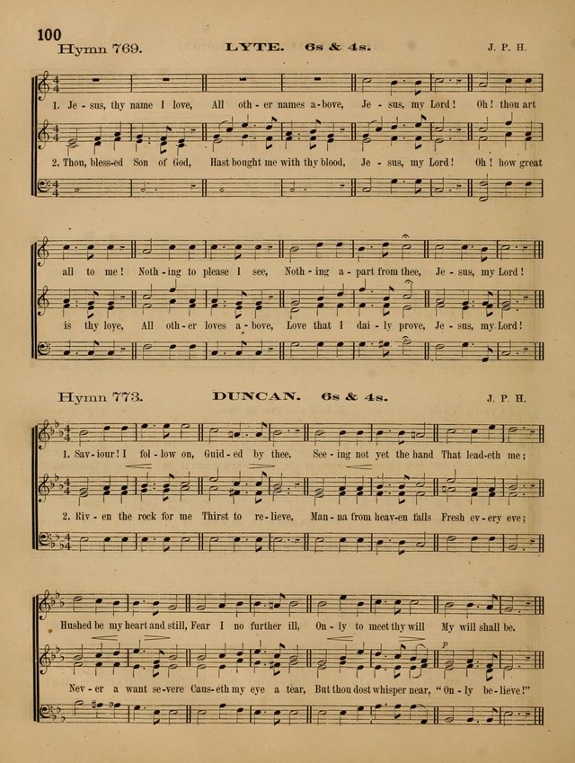 Quartet and chorus choir: companion to Songs for the sanctuary. page 107