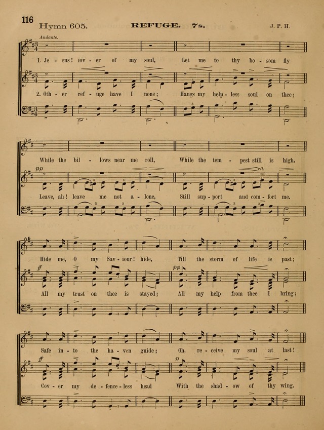 Quartet and chorus choir: companion to Songs for the sanctuary. page 123