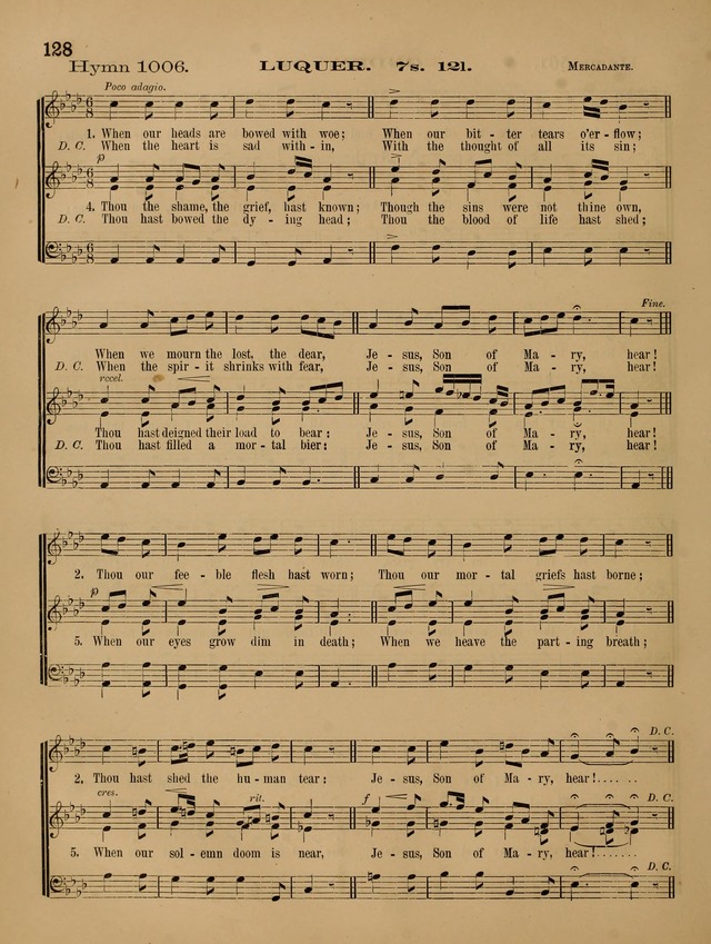 Quartet and chorus choir: companion to Songs for the sanctuary. page 135