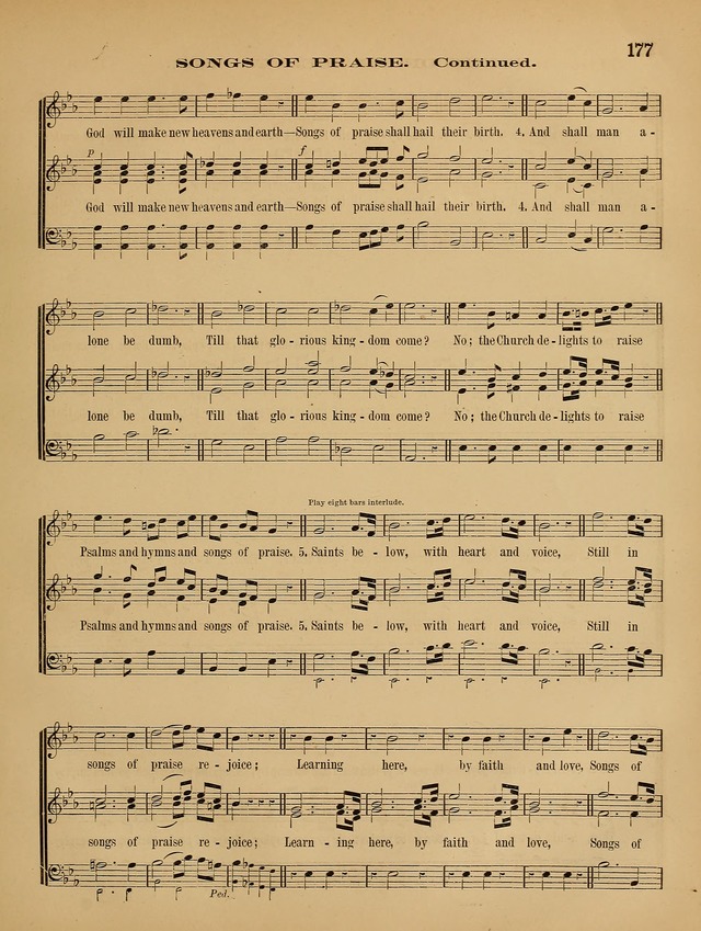 Quartet and chorus choir: companion to Songs for the sanctuary. page 184