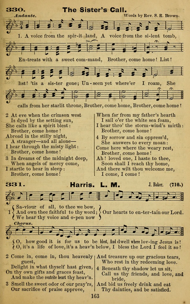 The Revivalist: a Collection of Choice Revival Hymns and Tunes page 163