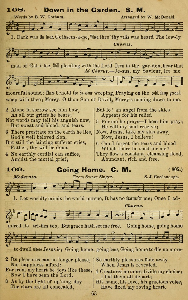 The Revivalist: a Collection of Choice Revival Hymns and Tunes page 63
