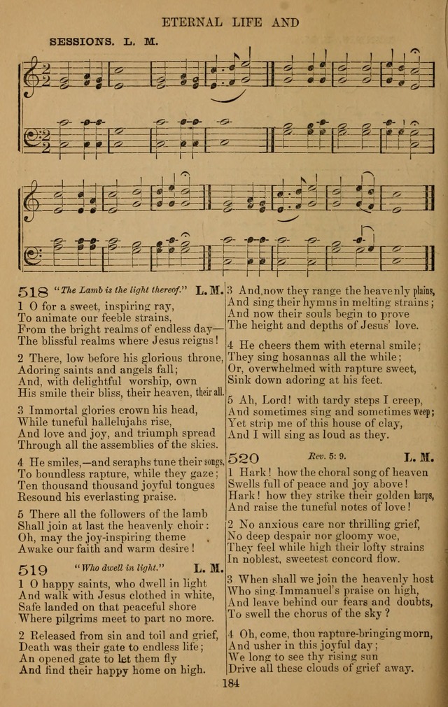 The Reformed Church Hymnal: with tunes page 184