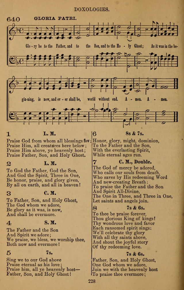 The Reformed Church Hymnal: with tunes page 228