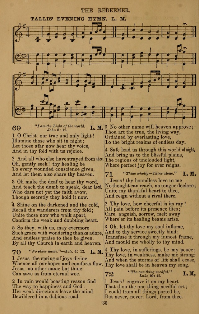 The Reformed Church Hymnal: with tunes page 30