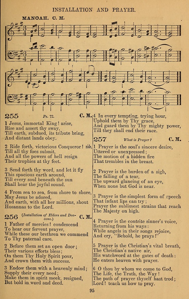 The Reformed Church Hymnal: with tunes page 95