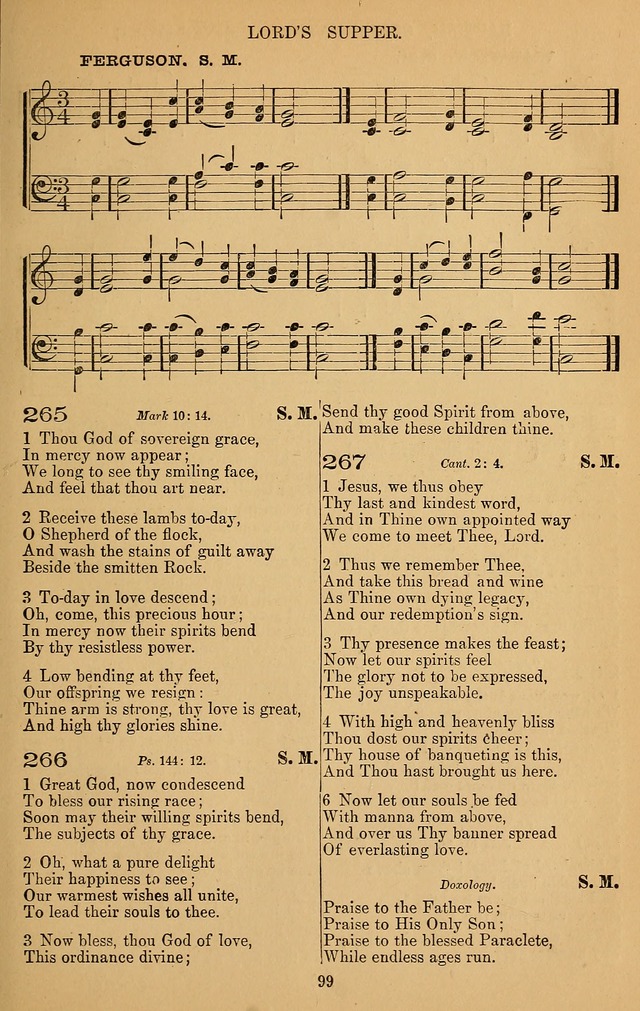 The Reformed Church Hymnal: with tunes page 99