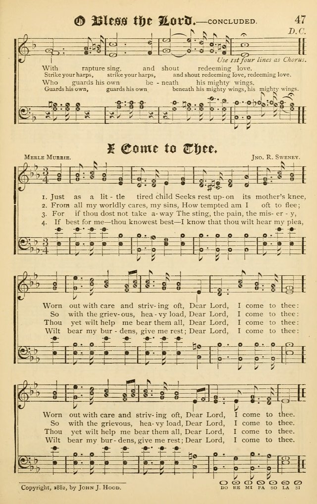 The Royal Fountain No. 3: sacred songs and hymns for use in Sabbath-school or prayer meeting page 63