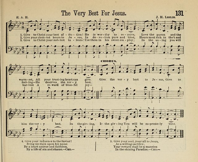 Royal Gems: a new and choice collection of Sunday school songs page 131