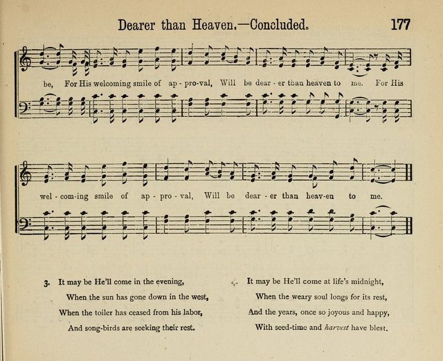 Royal Gems: a new and choice collection of Sunday school songs page 177