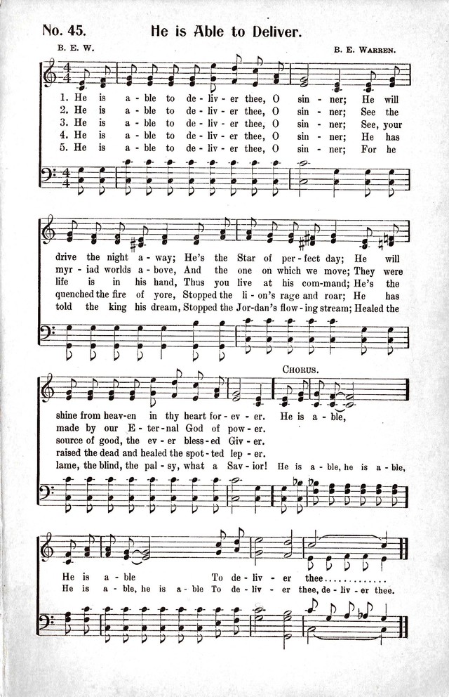 Reformation Glory: a new and inspiring collection of gospel hymns for evangelistic services page 45
