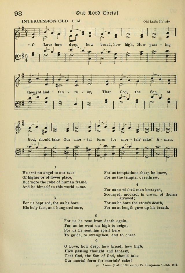 The Riverdale Hymn Book page 99