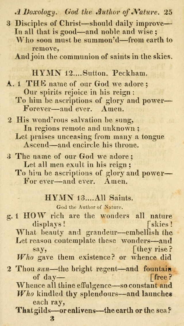 Regular Hymns: on a great variety of evangelical subjects and important occasions: with musical directions, for all the varieties of appropriate expression page 25